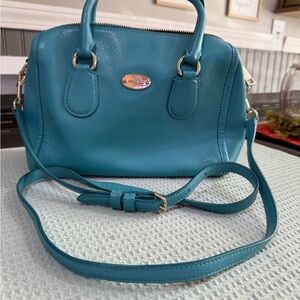 Elegant Teal Handbag